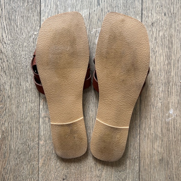 Square toe Matisse beach slides size 8 - Picture 3 of 3